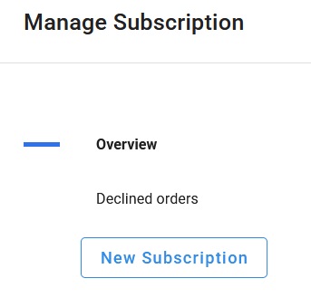 Subscription commands